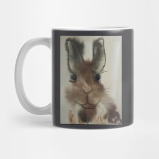 Chocolate easter bunny dark brown Mug